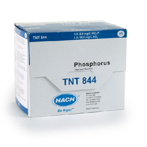 Phosphorus Vial Test total & ortho, HR 0,5-5 mg/L PO4-P 