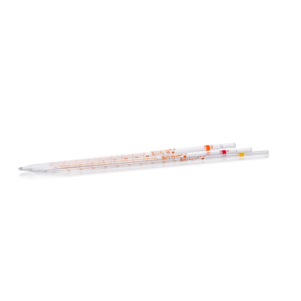  AR Measuring pipette 5 ml, for partial and complete outflow, class AS EACH