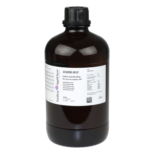 Sulfuric Acid 96% (Reag. Ph. Eur.) for analysis, ISO 2.5 L