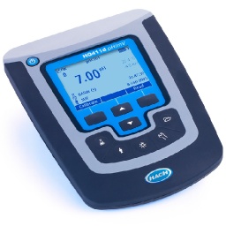 HQ411D Laboratory digital pH meter with probe holder 