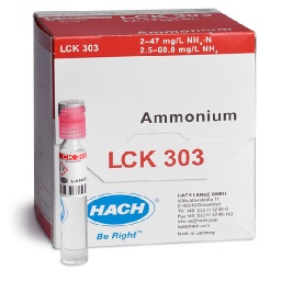 Ammonium cuvette test measuring range 2.0-47 mg/l NH4-N * 