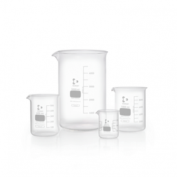  DURAN® Beaker, low form with graduation and spout, 25 ml EACH