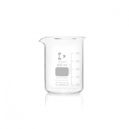  DURAN® Beaker, low form with graduation and spout, 600 ml EACH