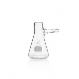  DURAN® Filtering flasks, Erlenmeyer shape, with glass hose connection, 100 ml EACH