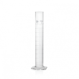  DURAN® Measuring cylinder, main points ring graduation, blue, class A, hexagonal base, 1000 ml EACH