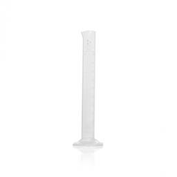 DURAN® Measuring cylinder, hexagonal base, class B, white graduation, 100 ml EACH