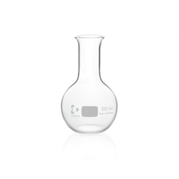  DURAN® Flat bottom flask, narrow neck, with beaded rim, 100 ml EACH