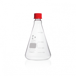  DURAN® Erlenmeyer flask, graduated, GL 32, with cap (PBT), 1000 ml EACH