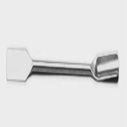 SPATULA FLAT-GROOVED
