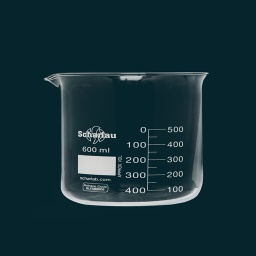 BEAKER, L/F GRAD., BSI GLASS.100 ML