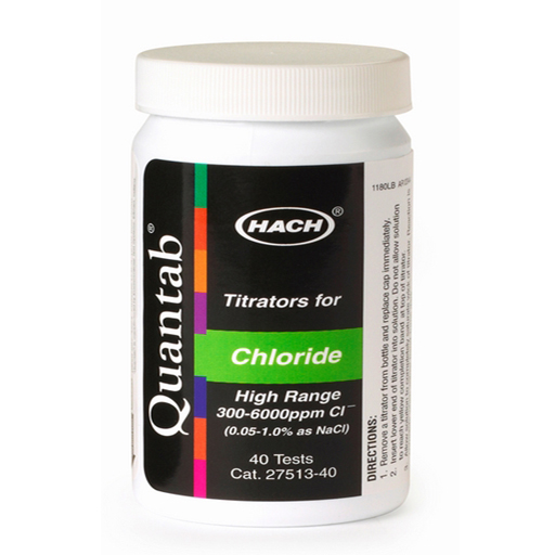 TEST STRIP, CHLORIDE PK/40 mg/l, 40 Tests 