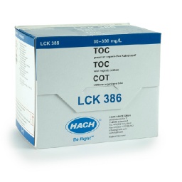 TOC cuvette test 30-300 mg/l, 25 tests/Pk Shelf Life 9 months