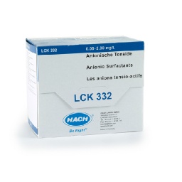 Anionic surfactants, cuvette test measuring range 0,05-2 mg/l (MBAS) 