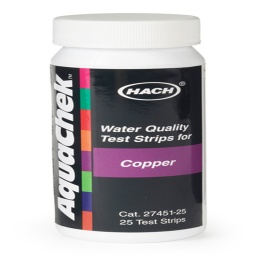 TEST STRIP, COPPER 0-3 PPM PK/25 0-3 ppm      Pk 25 